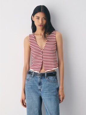Aritzia Wilfred Basque Sweater Vest